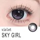 B-SKY GIRL VIOLET COLOR SOFT CONTACT LENS (2PCS/PAIR)