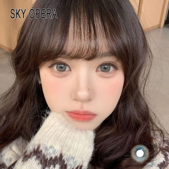 A-SKY OPERA GRAY COLOR SOFT CONTACT LENS (2PCS/PAIR)