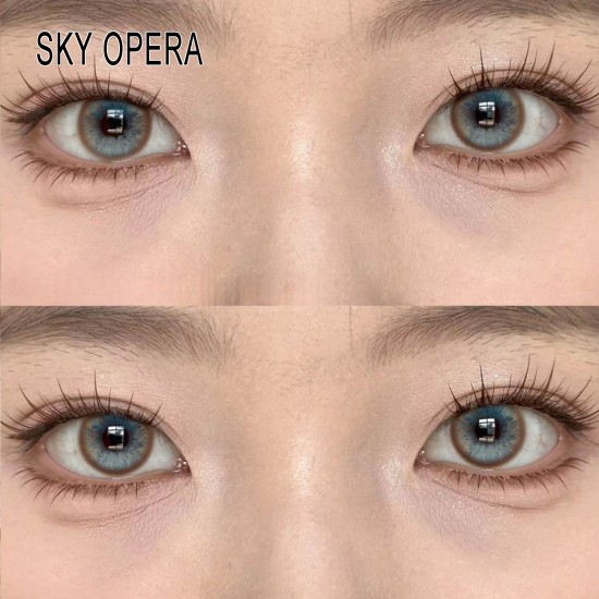 A-SKY OPERA GRAY COLOR SOFT CONTACT LENS (2PCS/PAIR)