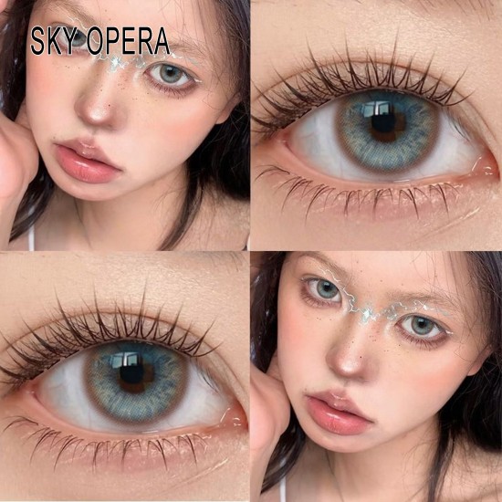 A-SKY OPERA GRAY COLOR SOFT CONTACT LENS (2PCS/PAIR)