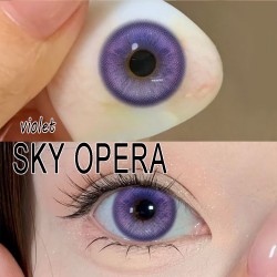 A-SKY OPERA VIOLET COLOR SOFT CONTACT LENS (2PCS/PAIR)