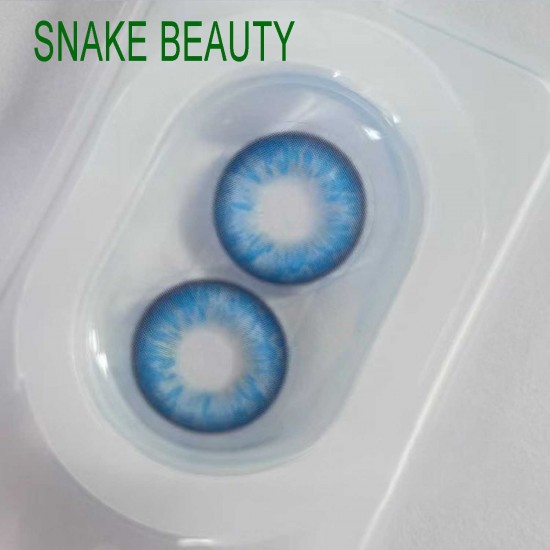 B-SNAKE BEAUTY BLUE COLOR SOFT CONTACT LENS (2PCS/PAIR)