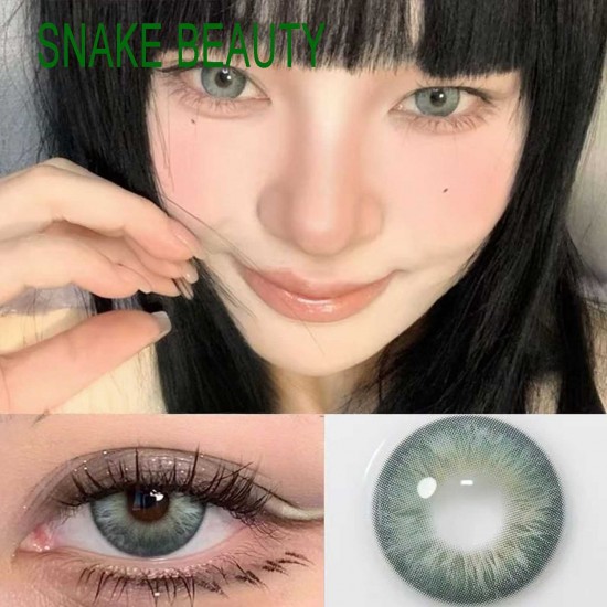B-SNAKE BEAUTY GREEN COLOR SOFT CONTACT LENS (2PCS/PAIR)