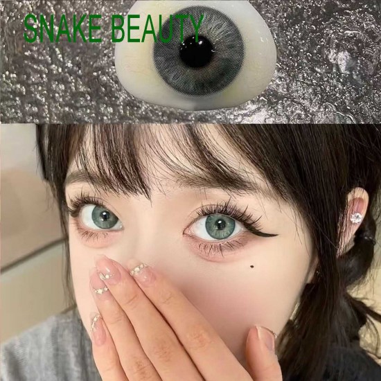 B-SNAKE BEAUTY GREEN COLOR SOFT CONTACT LENS (2PCS/PAIR)