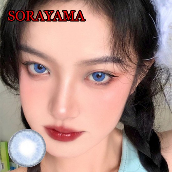 B-SORAYAMA BLUE COLOR CONTACT LENS (2PCS/PAIR)