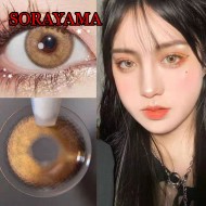 B-SORAYAMA BROWN COLOR CONTACT LENS (2PCS/PAIR)