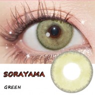 B-SORAYAMA GREEN COLOR CONTACT LENS (2PCS/PAIR)