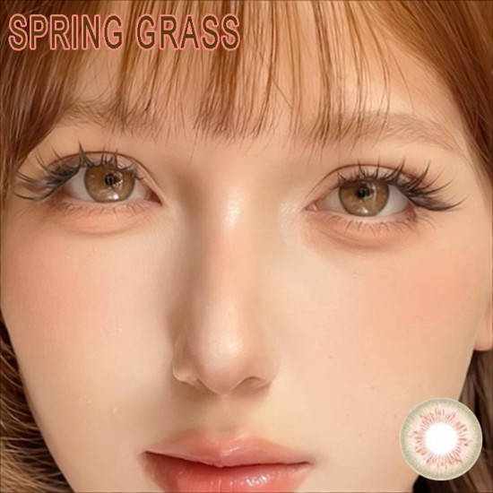 B-SPRING GRASS BROWN COLOR CONTACT LENS (2PCS/PAIR)