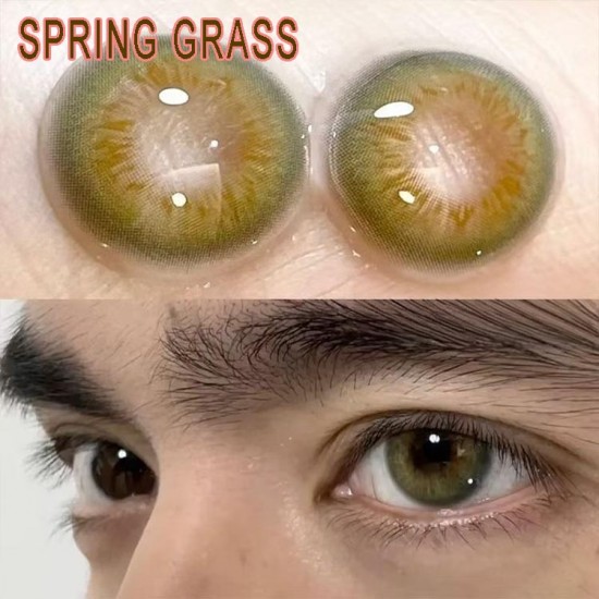 B-SPRING GRASS GREEN COLOR CONTACT LENS (2PCS/PAIR)