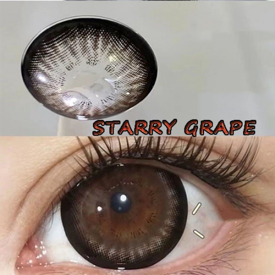 B-STARRY GRAPE COLOR SOFT CONTACT LENS (2PCS/PAIR)