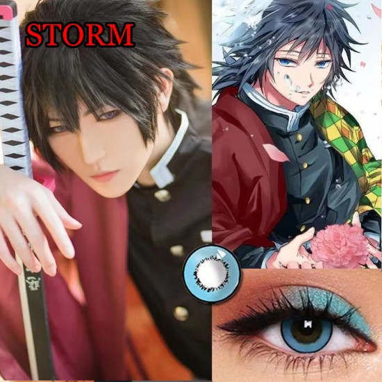 B-STORM BLUE COLOR CONTACT LENS (2PCS/PAIR)