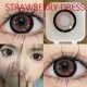 B-STRAWBERRY DRESS PINK COLOR SOFT CONTACT LENS (2PCS/PAIR) B-STRAWBERRY DRESS PINK COLOR SOFT CONTACT LENS (2PCS/PAIR)