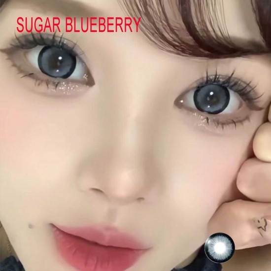 B-SUGAR BLUEBERRY COLOR SOFT CONTACT LENS (2PCS/PAIR)
