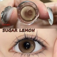B-SUGAR LEMON BROWN COLOR SOFT CONTACT LENS (2PCS/PAIR)