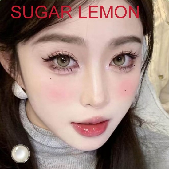 B-SUGAR LEMON BROWN COLOR SOFT CONTACT LENS (2PCS/PAIR)