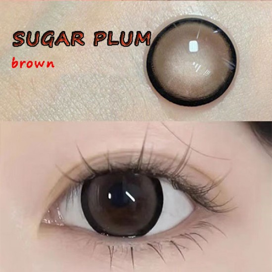 B-SUGAR PLUM COLOR SOFT CONTACT LENS (2PCS/PAIR)