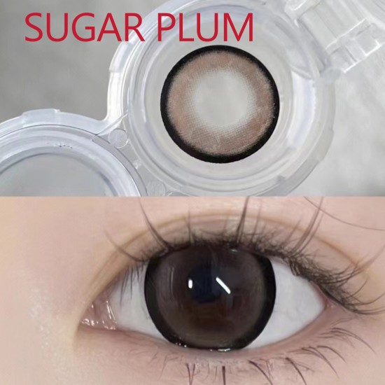 B-SUGAR PLUM COLOR SOFT CONTACT LENS (2PCS/PAIR)