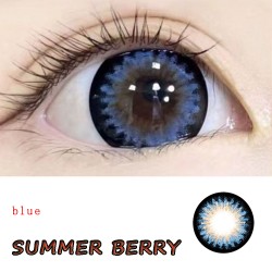 B-SUMMER BERRY BLUECOLOR SOFT CONTACT LENS (2PCS/PAIR)