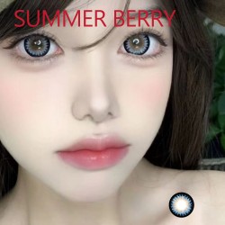 B-SUMMER BERRY BLUECOLOR SOFT CONTACT LENS (2PCS/PAIR)