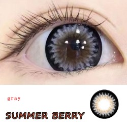 B-SUMMER BERRY GRAY COLOR SOFT CONTACT LENS (2PCS/PAIR)