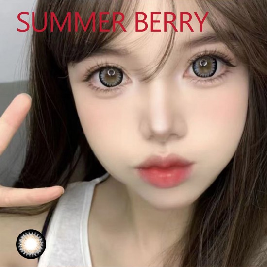 B-SUMMER BERRY GRAY COLOR SOFT CONTACT LENS (2PCS/PAIR) B-SUMMER BERRY GRAY COLOR SOFT CONTACT LENS (2PCS/PAIR)