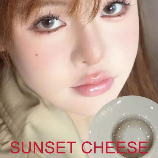 B-SUNSET CHEEZE BROWN COLOR SOFT CONTACT LENS (2PCS/PAIR) B-SUNSET CHEEZE BROWN COLOR SOFT CONTACT LENS (2PCS/PAIR)