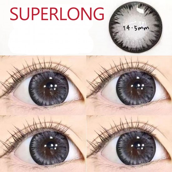 B-SUPERLONG GRAY COLOR SOFT CONTACT LENS (2PCS/PAIR)