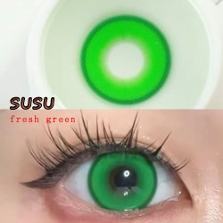 B-SUSU FRESH GREEN COLOR SOFT CONTACT LENS (2PCS/PAIR)