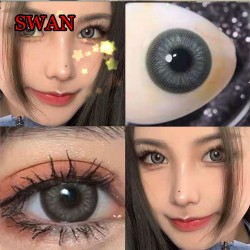 B-SWAN GRAY COLOR SOFT CONTACT LENS (2PCS/PAIR)