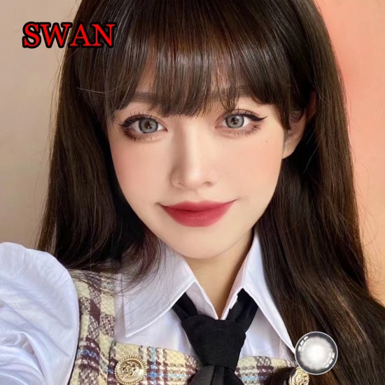 B-SWAN GRAY COLOR SOFT CONTACT LENS (2PCS/PAIR)