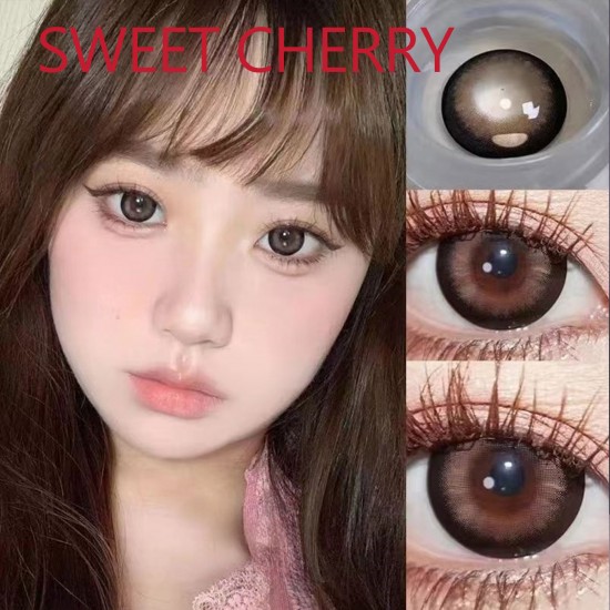 B-SWEET CHERRY CHOCO COLOR SOFT CONTACT LENS (2PCS/PAIR) B-SWEET CHERRY CHOCO COLOR SOFT CONTACT LENS (2PCS/PAIR)