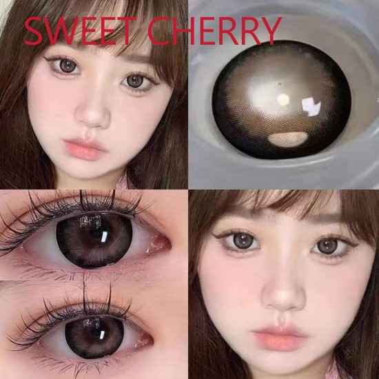 B-SWEET CHERRY CHOCO COLOR SOFT CONTACT LENS (2PCS/PAIR)