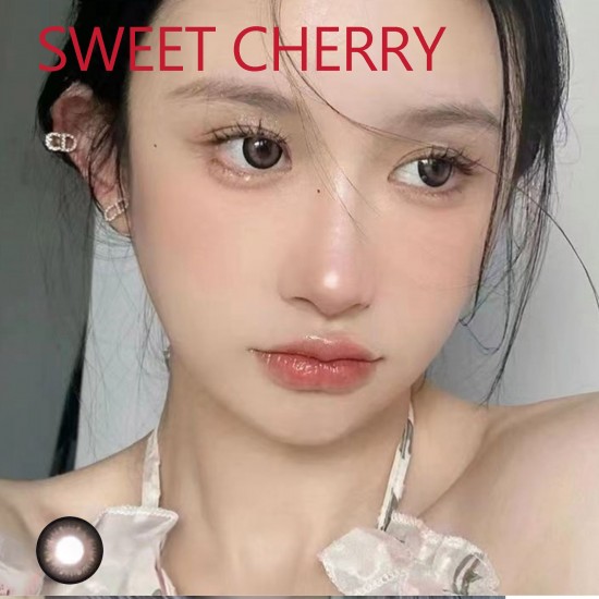 B-SWEET CHERRY CHOCO COLOR SOFT CONTACT LENS (2PCS/PAIR) B-SWEET CHERRY CHOCO COLOR SOFT CONTACT LENS (2PCS/PAIR)