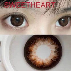 B-SWEETHEART BROWN COLOR SOFT CONTACT LENS (2PCS/PAIR)