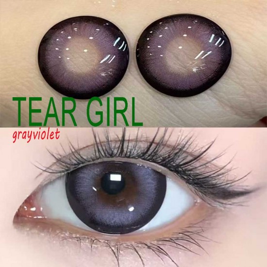 B-TEAR GIRL GRAYVIOLET COLOR SOFT CONTACT LENS (2PCS/PAIR)