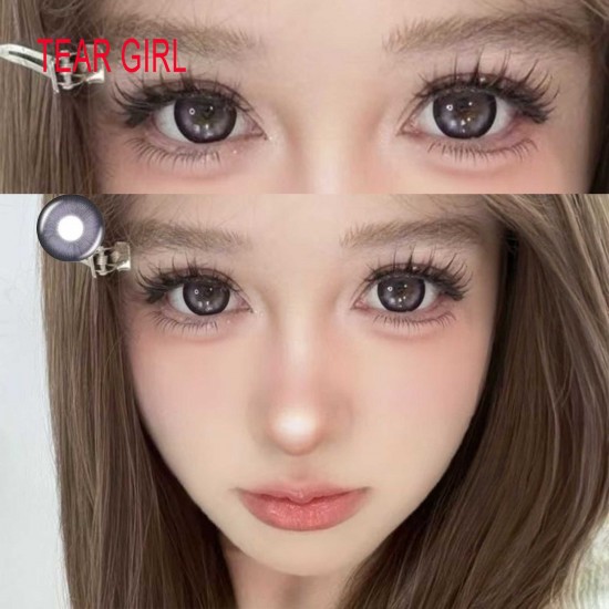 B-TEAR GIRL GRAYVIOLET COLOR SOFT CONTACT LENS (2PCS/PAIR)
