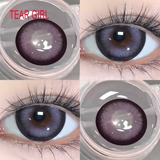 B-TEAR GIRL GRAYVIOLET COLOR SOFT CONTACT LENS (2PCS/PAIR)
