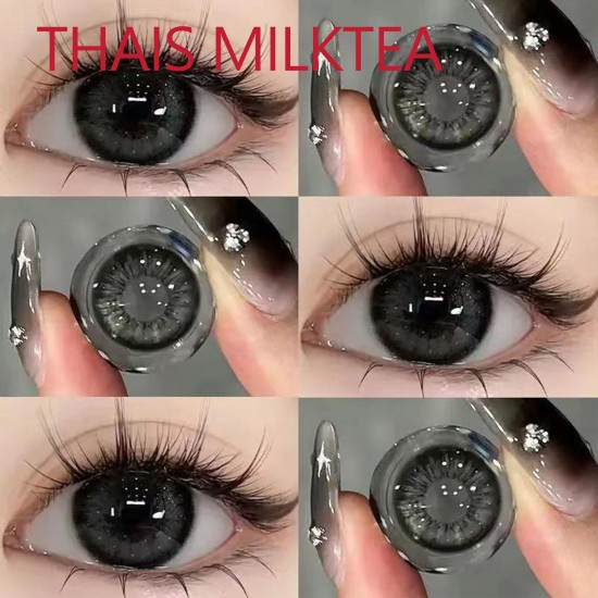 B-THAIS MILKTEA BLACK COLOR SOFT CONTACT LENS (2PCS/PAIR)