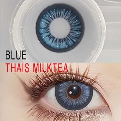 B-THAIS MILKTEA BLUE COLOR SOFT CONTACT LENS (2PCS/PAIR)