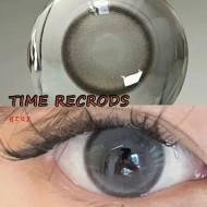 B-TIME RECORDS GRAY COLOR SOFT CONTACT LENS (2PCS/PAIR)