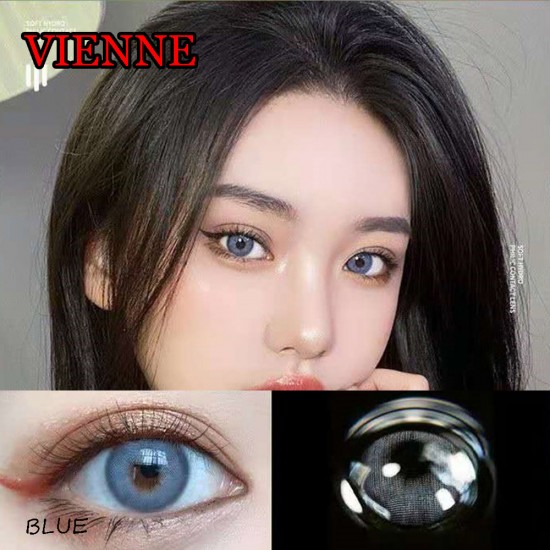 B-VIENNE BLUE COLOR SOFT CONTACT LENS (2PCS/PAIR) B-VIENNE BLUE COLOR SOFT CONTACT LENS (2PCS/PAIR)