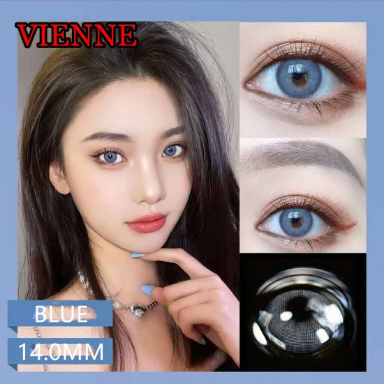 B-VIENNE BLUE COLOR SOFT CONTACT LENS (2PCS/PAIR)