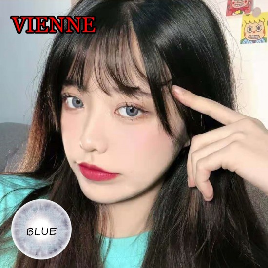 B-VIENNE BLUE COLOR SOFT CONTACT LENS (2PCS/PAIR) B-VIENNE BLUE COLOR SOFT CONTACT LENS (2PCS/PAIR)