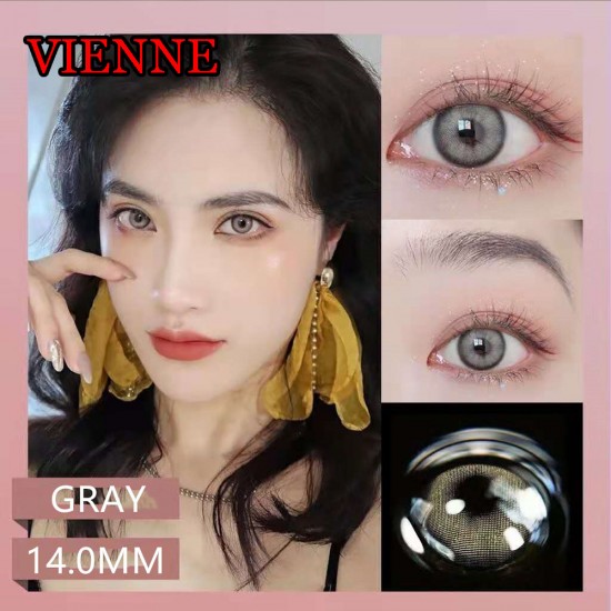 B-VIENNE GRAY COLOR SOFT CONTACT LENS (2PCS/PAIR)