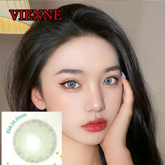 B-VIENNE GREEN COLOR SOFT CONTACT LENS (2PCS/PAIR)