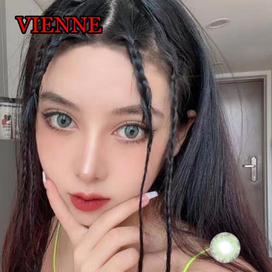 B-VIENNE GREEN COLOR SOFT CONTACT LENS (2PCS/PAIR)