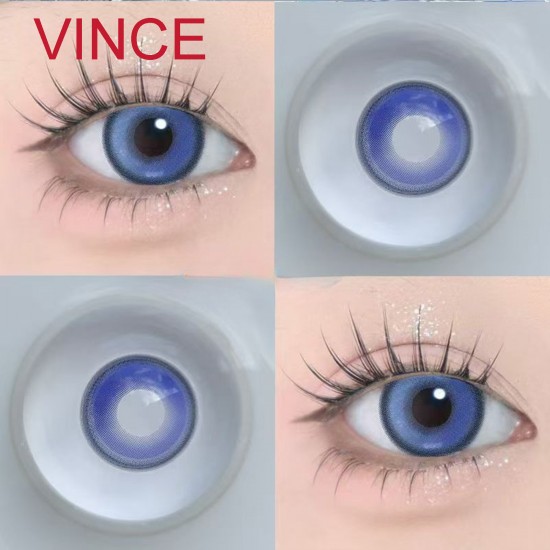 A-VINCE BLUE COLOR SOFT CONTACT LENS (2PCS/PAIR) A-VINCE BLUE COLOR SOFT CONTACT LENS (2PCS/PAIR)
