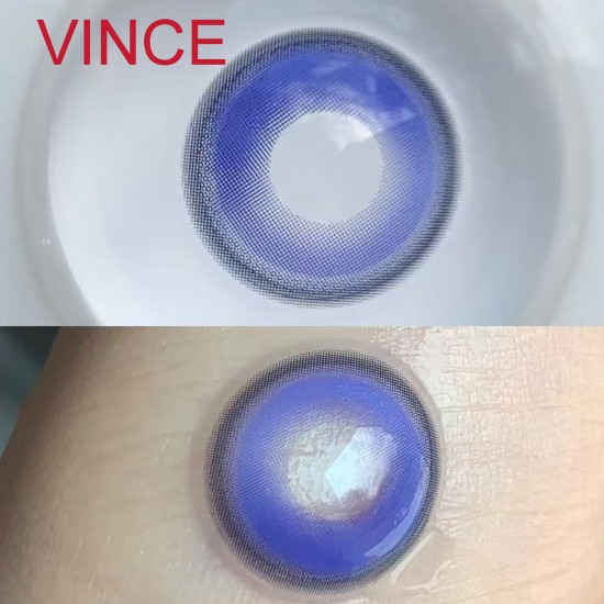 A-VINCE BLUE COLOR SOFT CONTACT LENS (2PCS/PAIR) A-VINCE BLUE COLOR SOFT CONTACT LENS (2PCS/PAIR)