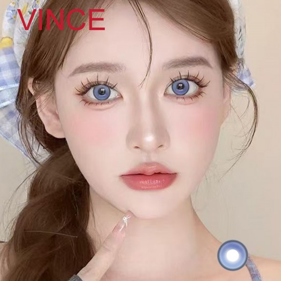 A-VINCE BLUE COLOR SOFT CONTACT LENS (2PCS/PAIR) A-VINCE BLUE COLOR SOFT CONTACT LENS (2PCS/PAIR)