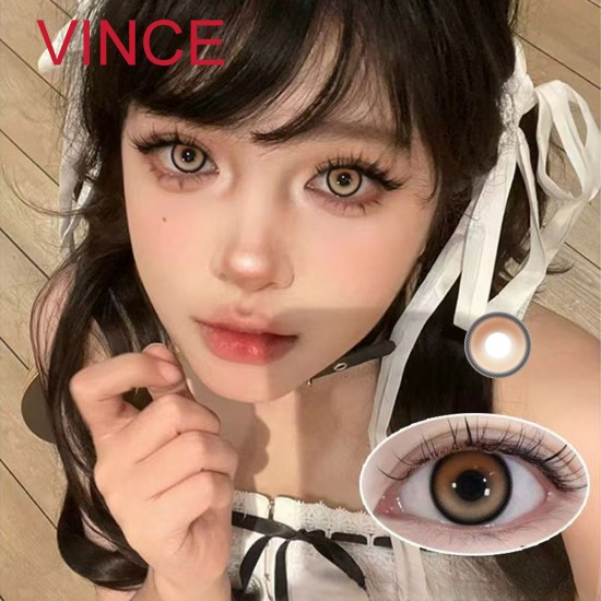 A-VINCE BROWN COLOR SOFT CONTACT LENS (2PCS/PAIR) A-VINCE BROWN COLOR SOFT CONTACT LENS (2PCS/PAIR)